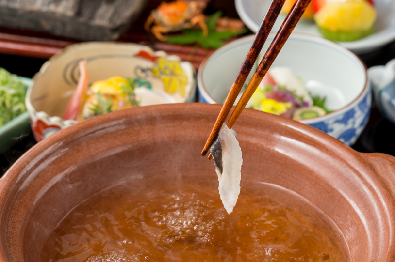 秋の川魚料理